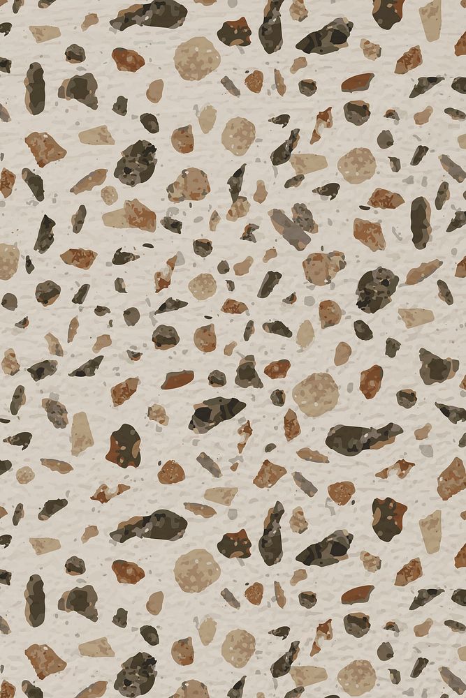 Aesthetic Terrazzo background, abstract pattern