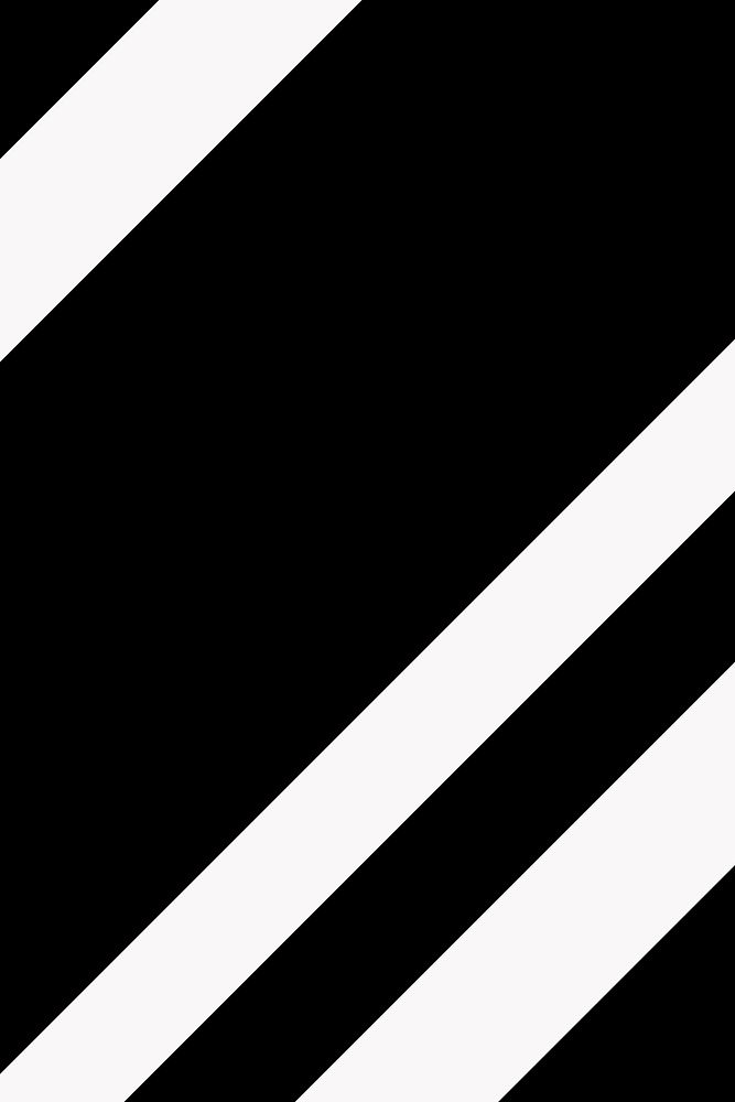 Striped pattern background, simple design in black and white vector