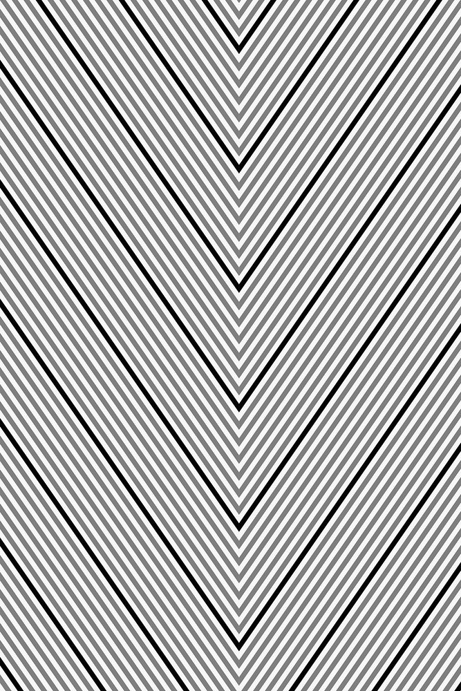 Chevron pattern background, black zigzag, simple design vector