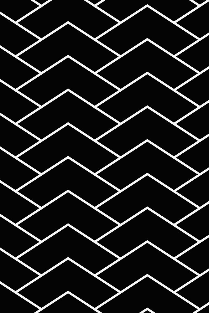 Zigzag pattern background, black chevron, simple design vector