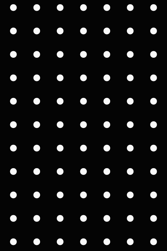 Simple pattern background, polka dot in black and white vector