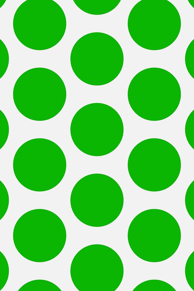 Simple pattern background, polka dot in green and gray vector