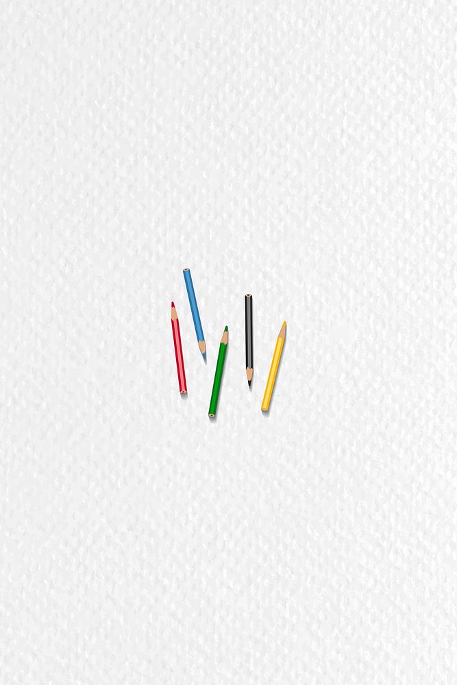 Colorful pencil on a white background vector
