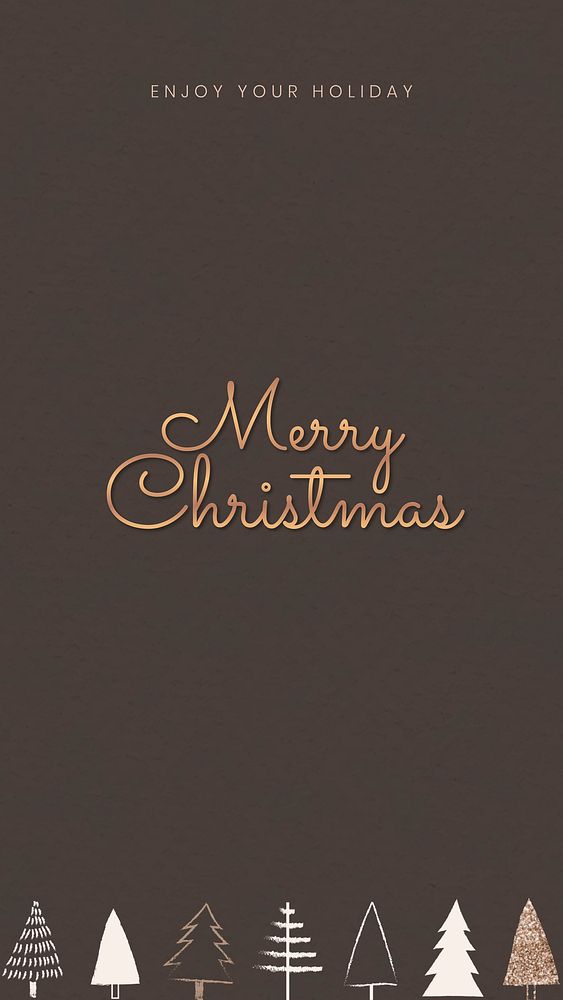 Merry Christmas brown social story background