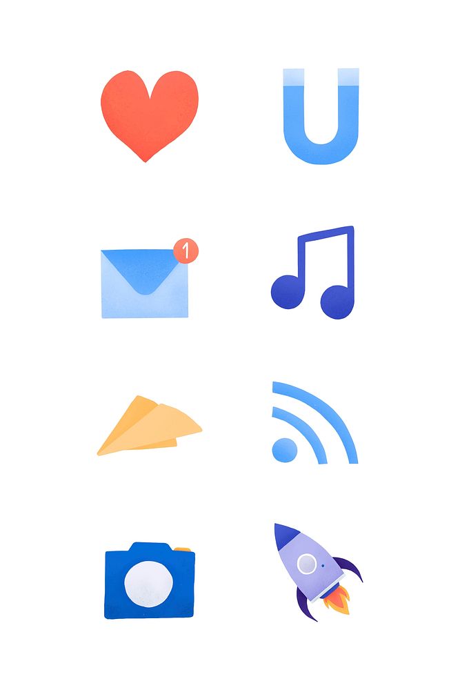 New business startup icon set illustration