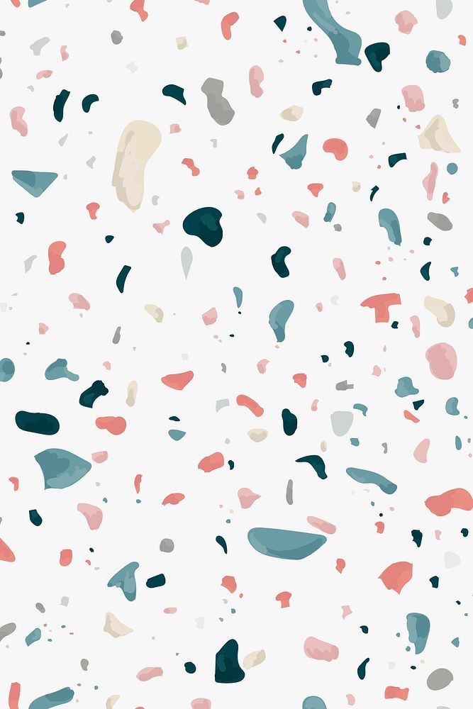 Colorful terrazzo abstract background psd pattern