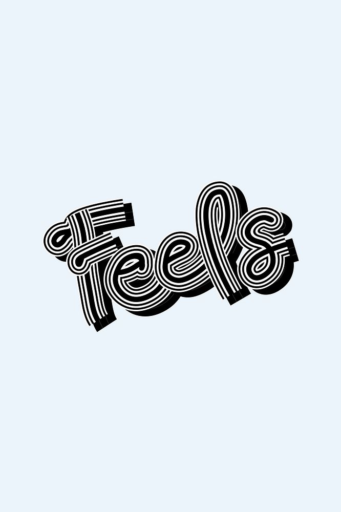 Vintage feels blue shade cursive font