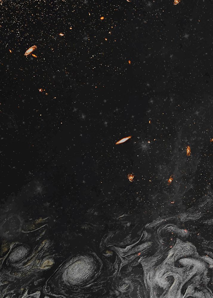 Abstract background, dark galaxy sky design