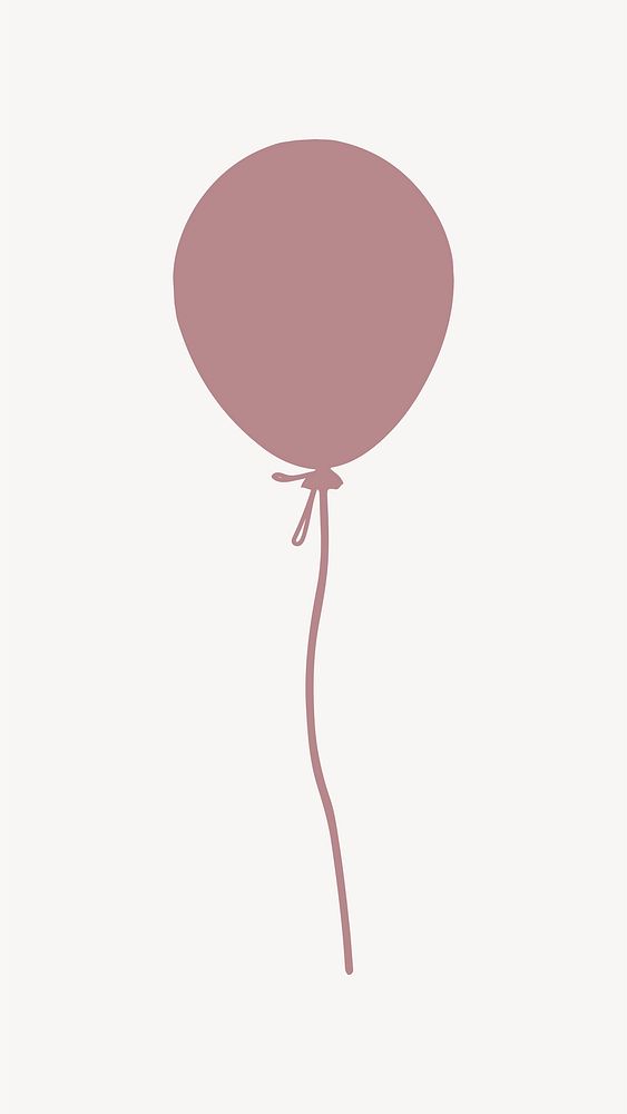 Birthday Facebook story background, balloon design vector