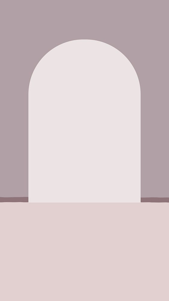 Aesthetic arch mobile wallpaper, pastel design