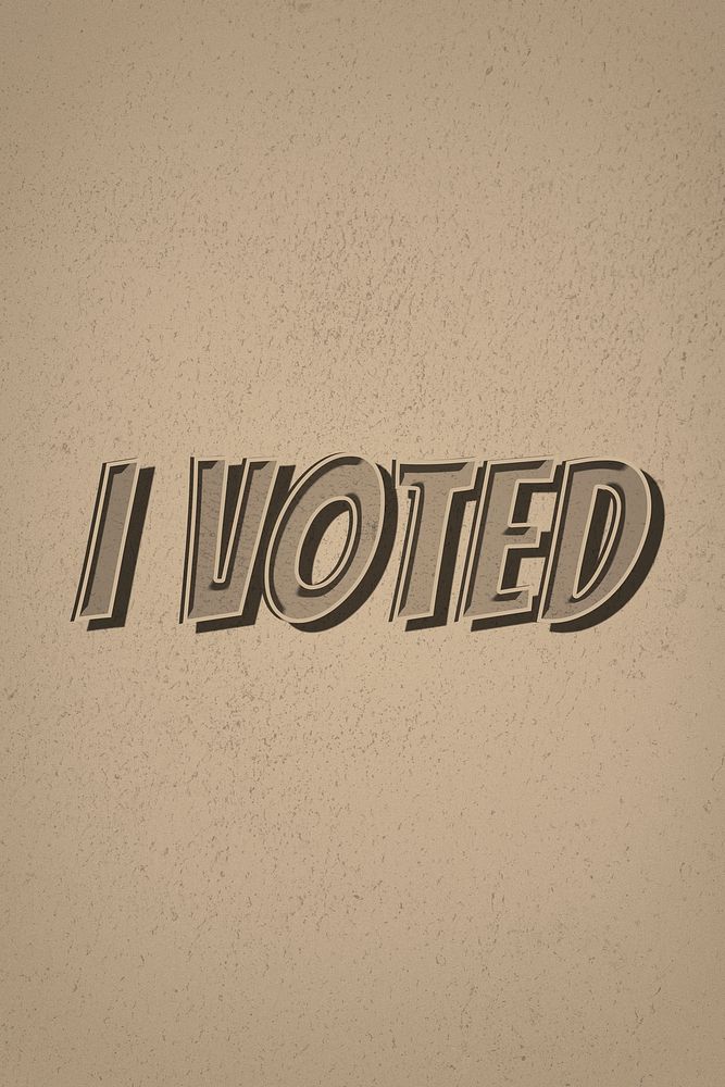I voted cartoon retro style typography