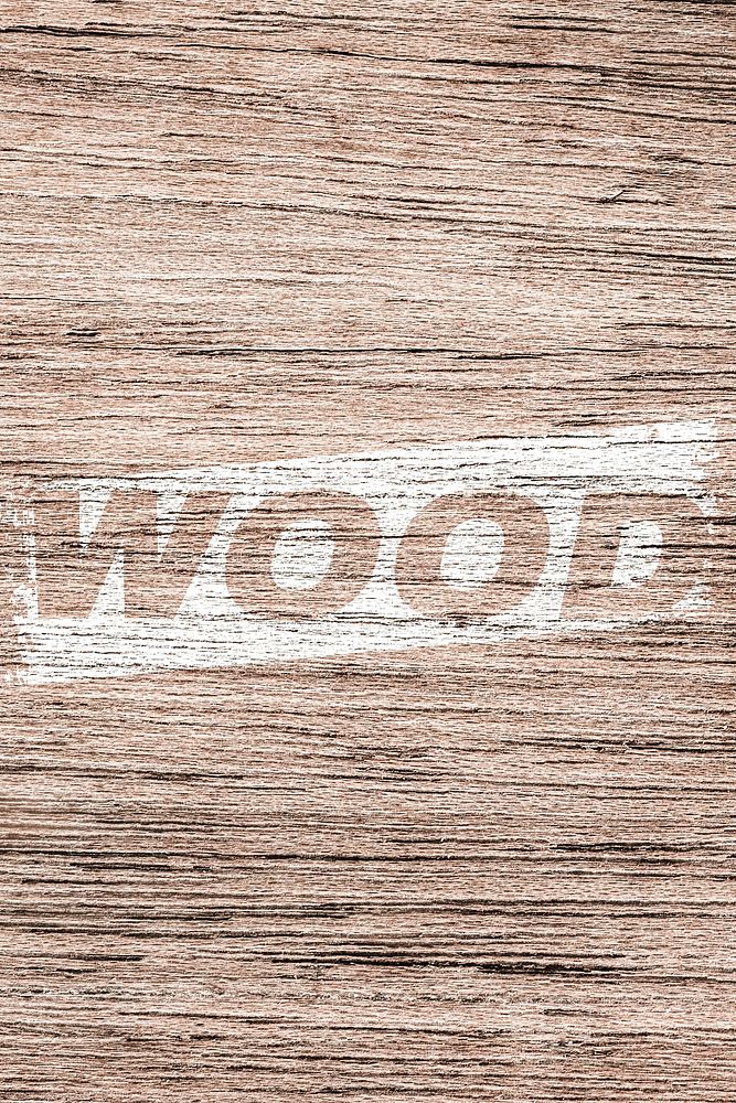 Wood text wood texture brush stroke effect typography