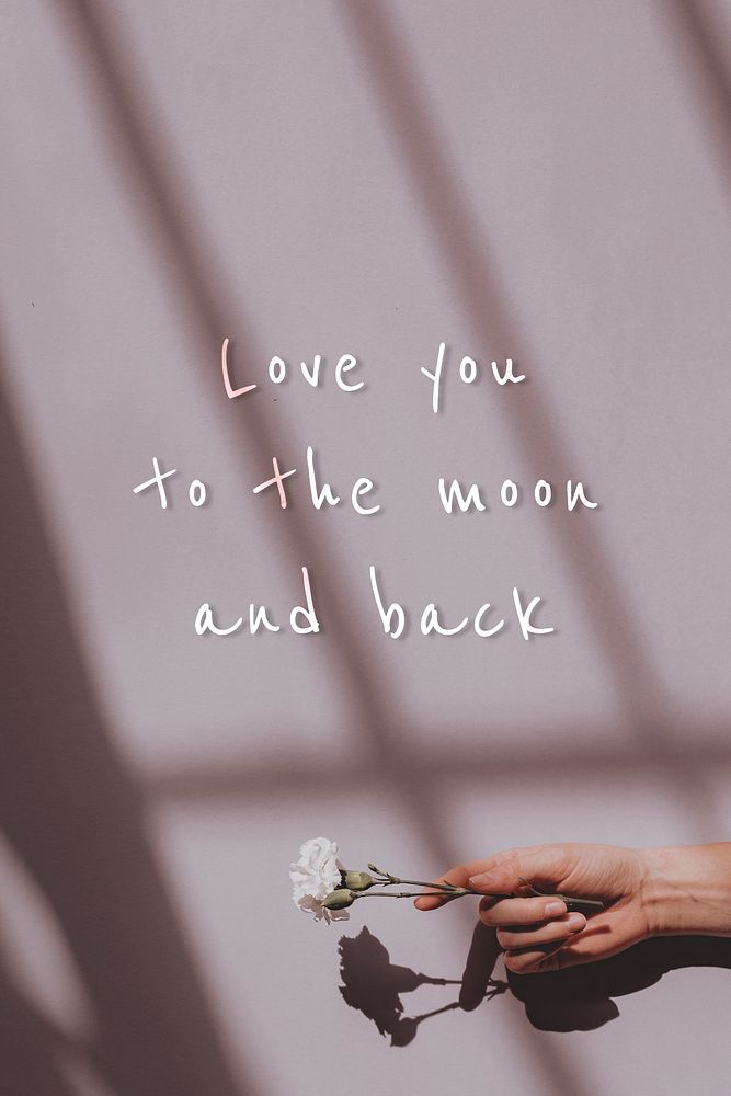 Love you to the moon and back quote