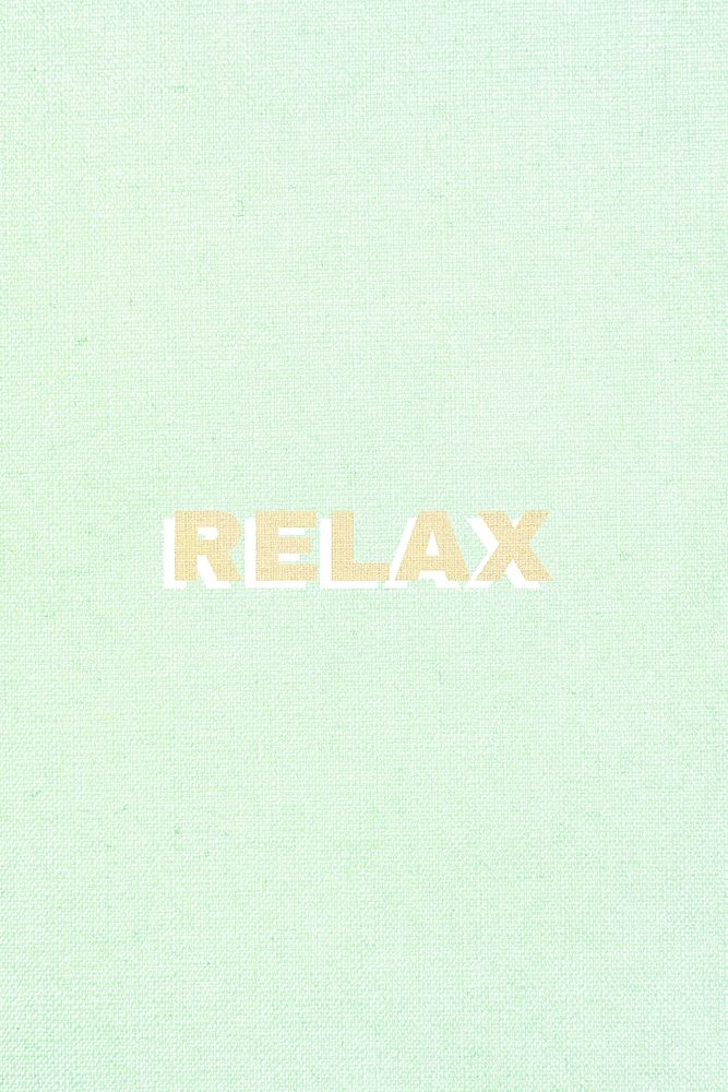 Relax text pastel shadow font