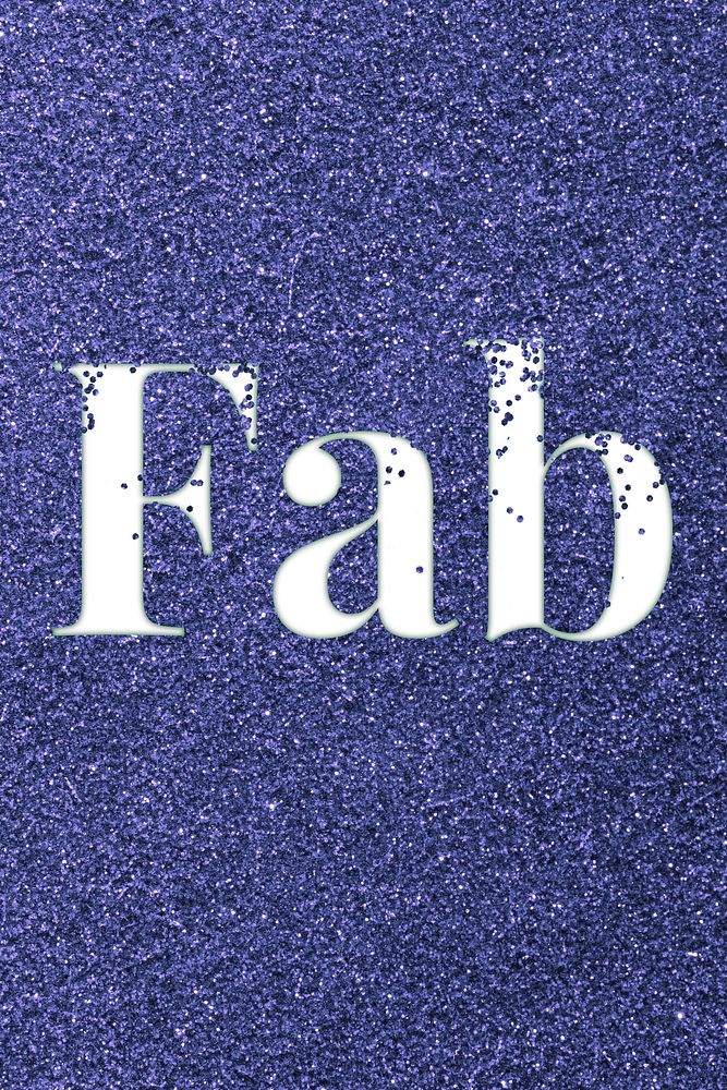 Glitter text fab dark blue sparkle font lettering