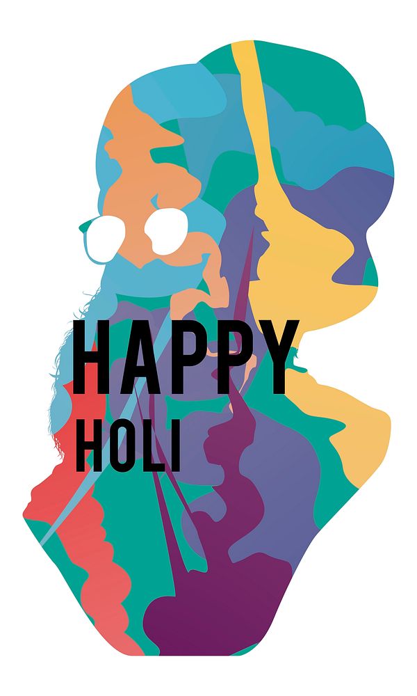 Holi Color Festival Celebration Concept