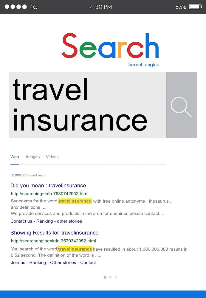 Travel Insurance Policy Security Protection Vacation Concept