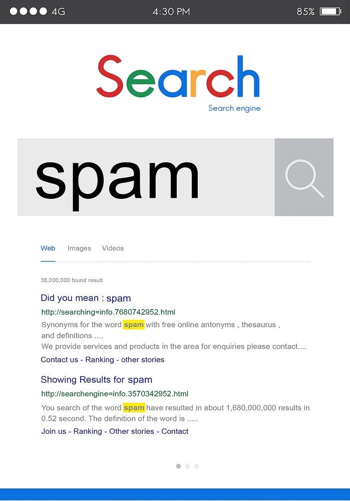 Spam Virus Online Security Phishing Threat Concept