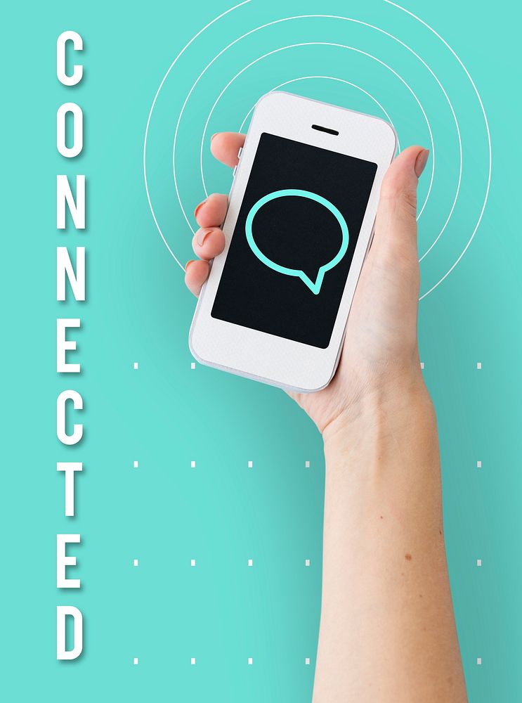 Speech Bubble Contacts Communication Connection