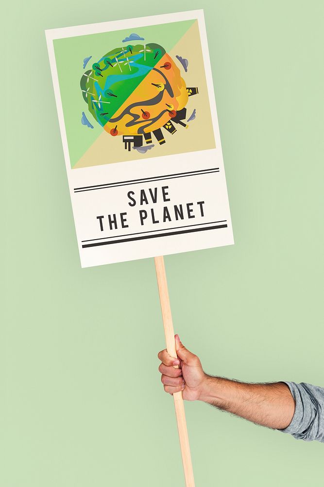 Save World Planet Earth Concept