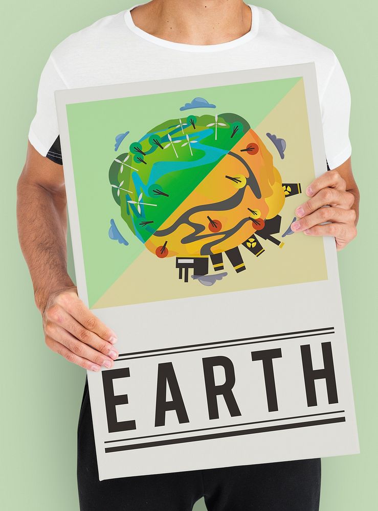 People global earth environment graphic
