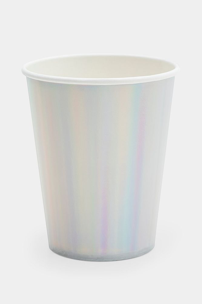Shiny holographic plastic cup design resource
