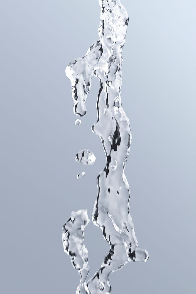 Water splash background, clean liquid texture