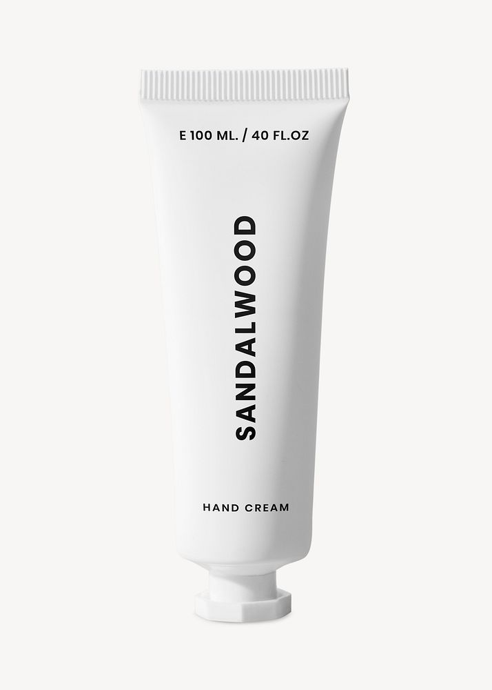 Skincare tube mockup, beauty product packaging  psd