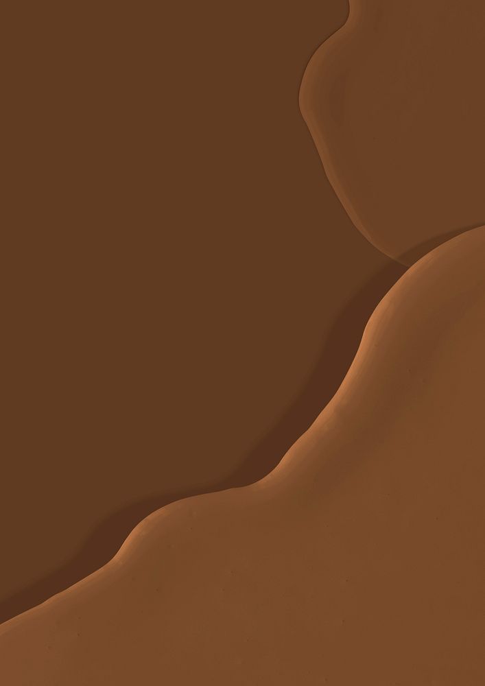 Acrylic paint caramel brown abstract background