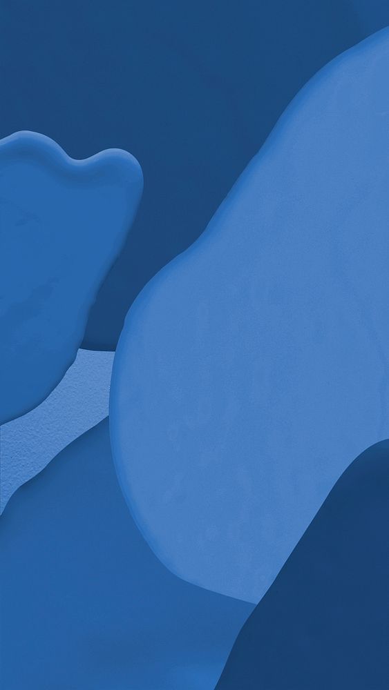 Acrylic fluid blue texture mobile phone wallpaper