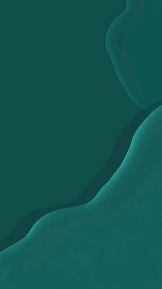 Teal green acrylic texture phone wallpaper background