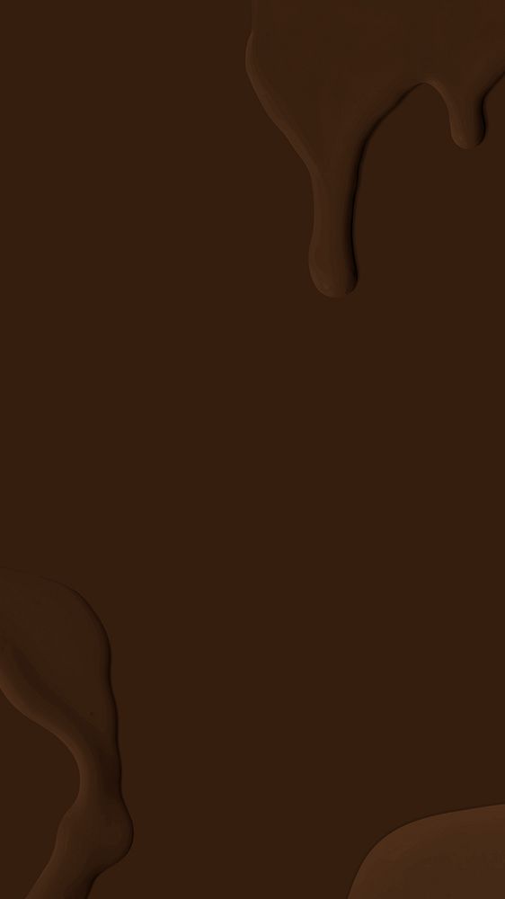 Dark brown acrylic texture phone wallpaper background