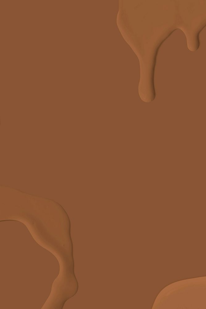 Fluid acrylic  caramel brown texture background