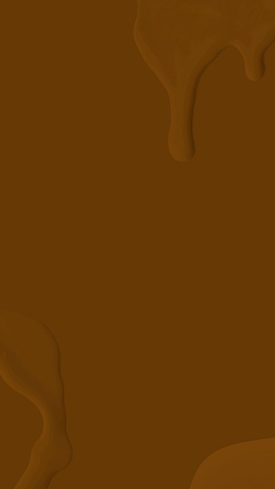 Abstract caramel brown acrylic texture phone wallpaper background