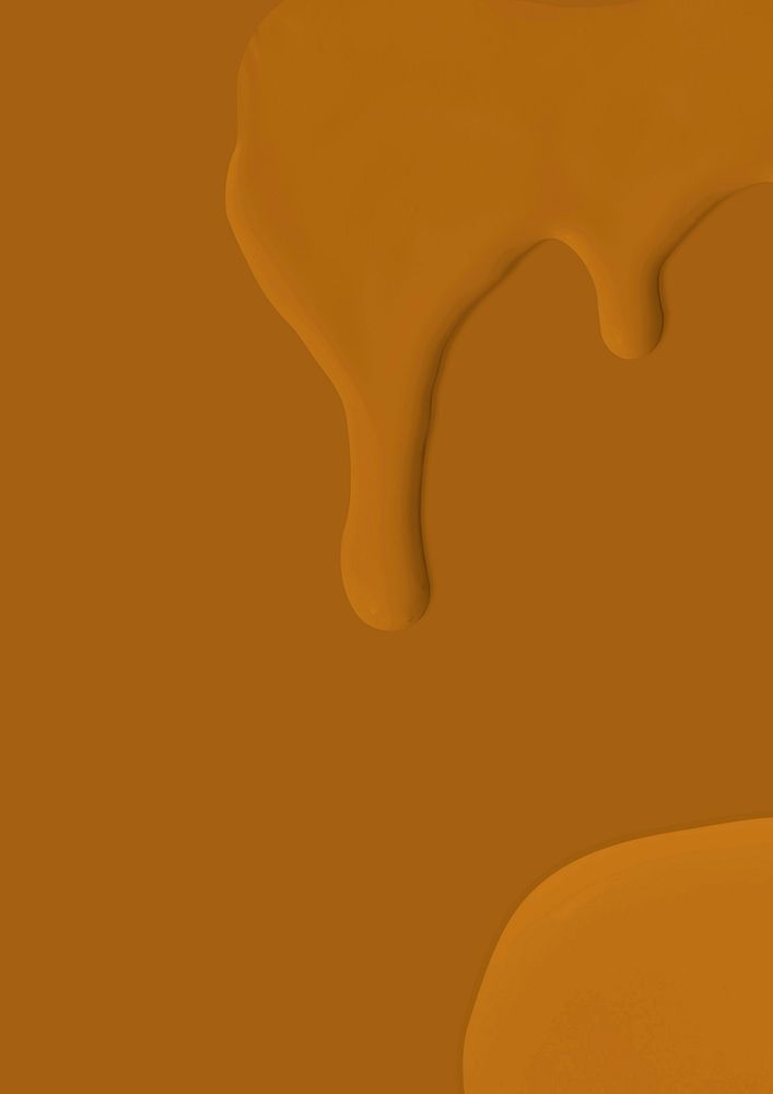 Fluid acrylic caramel brown background