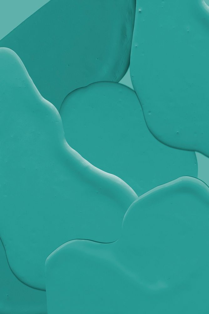 Turquoise acrylic paint texture design space