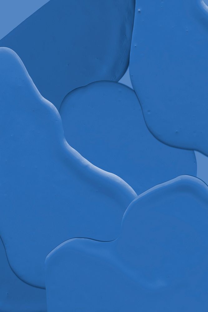 Acrylic paint texture blue background