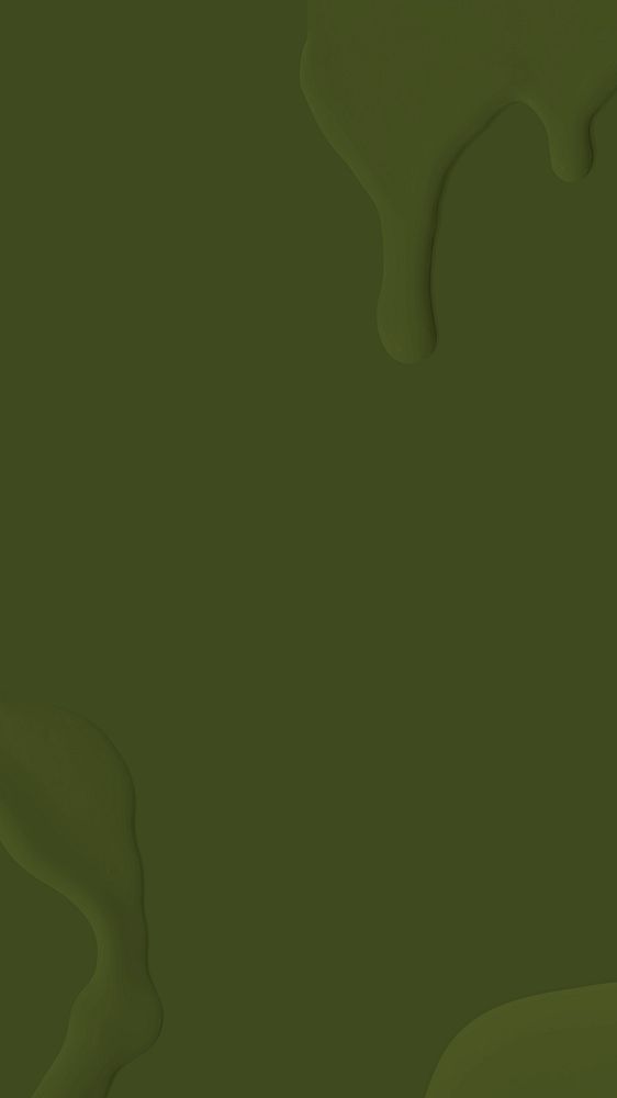 Olive green acrylic painting phone wallpaper background