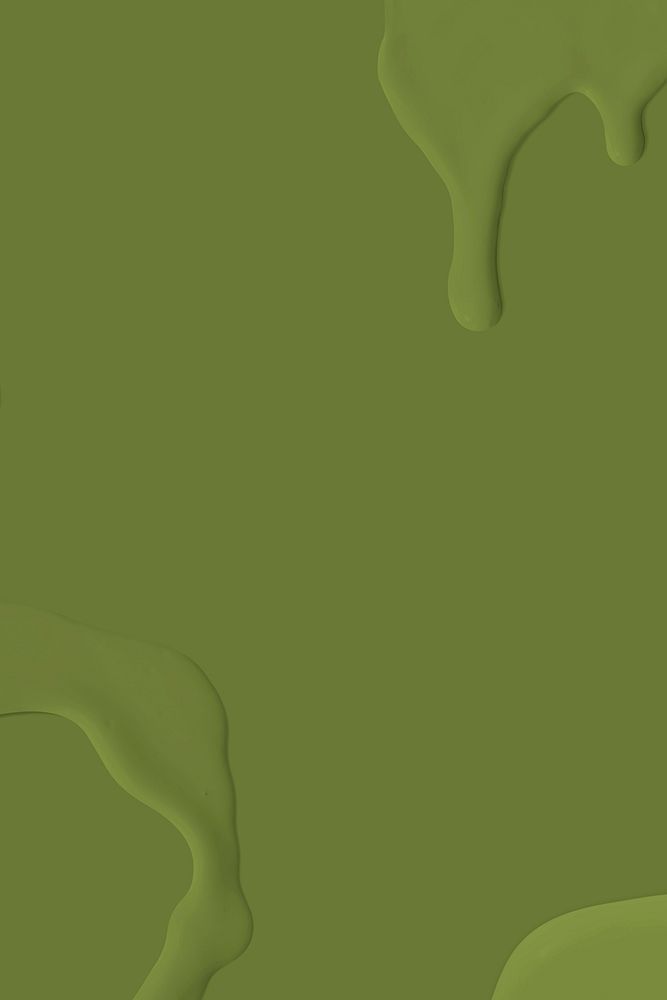 Olive green acrylic texture background