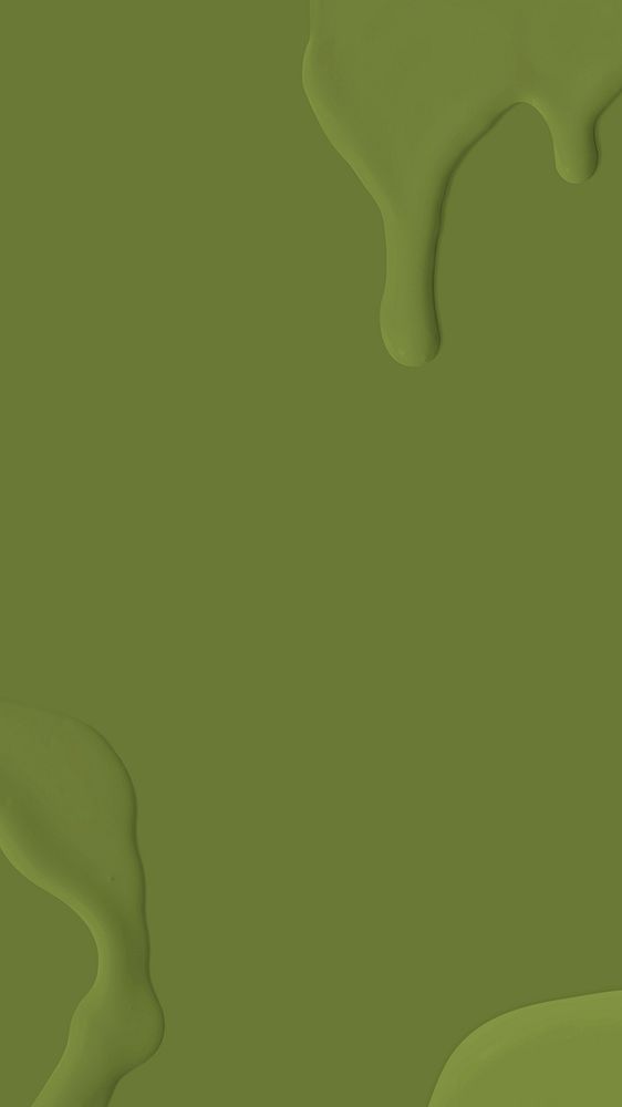 Olive green acrylic texture phone wallpaper background