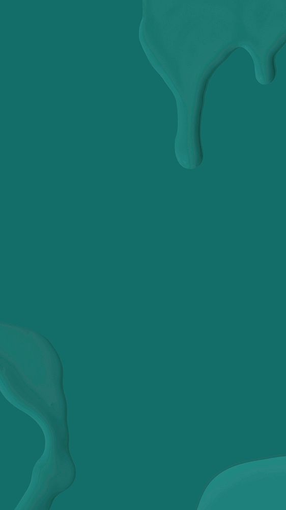 Teal green acrylic painting phone wallpaper background