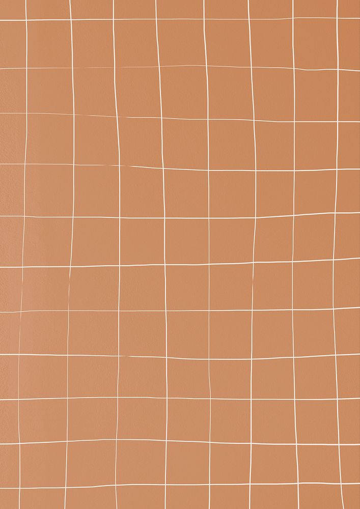 Distorted light brown pool tile pattern background