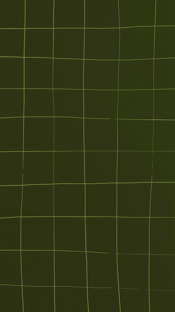 Dark green tile wall texture background distorted