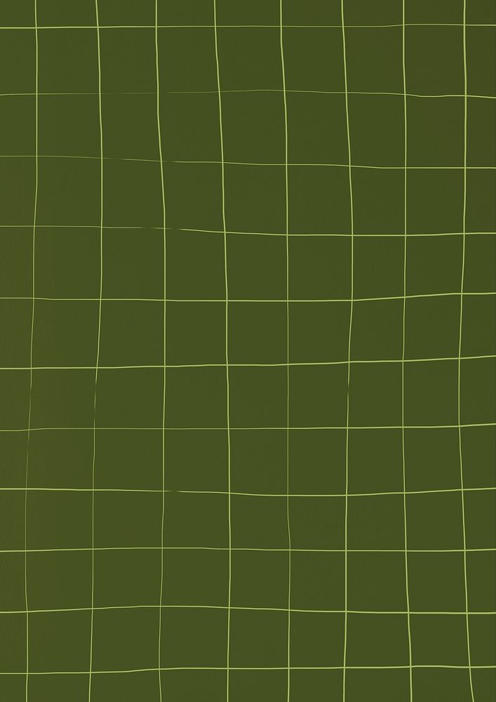 Dark olive green distorted geometric square tile texture background