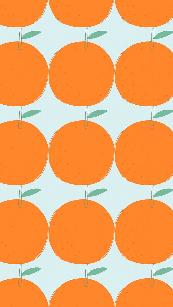 Vector seamless orange pattern pastel background