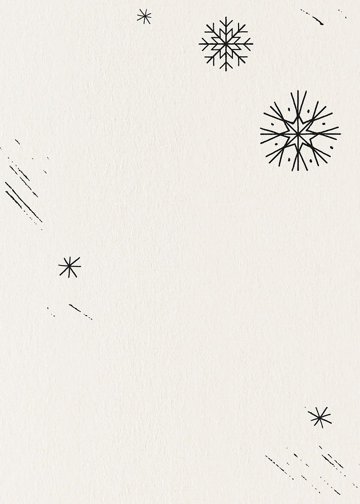 Christmas snowflakes  greeting card with design space