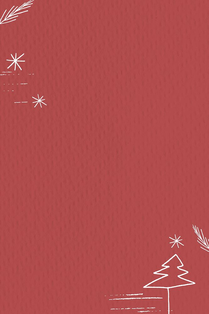 Red Christmas social media banner background with design space
