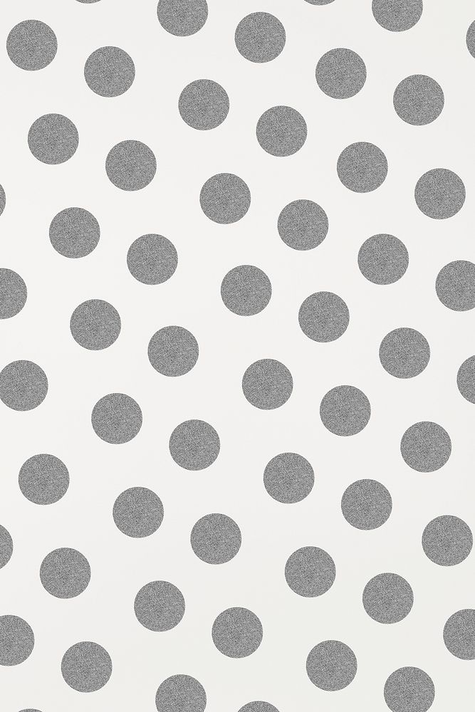 Shiny silver polka dot pattern social banner