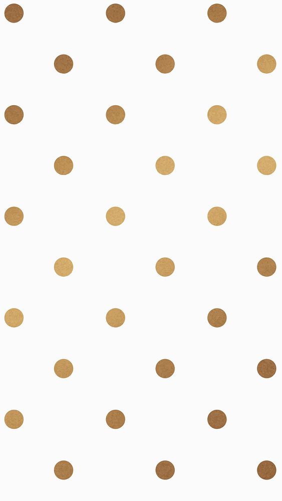 Shiny vector gold polka dot pattern social banner
