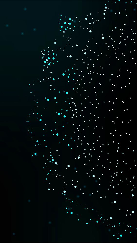 Particle data dots futuristic mobile wallpaper